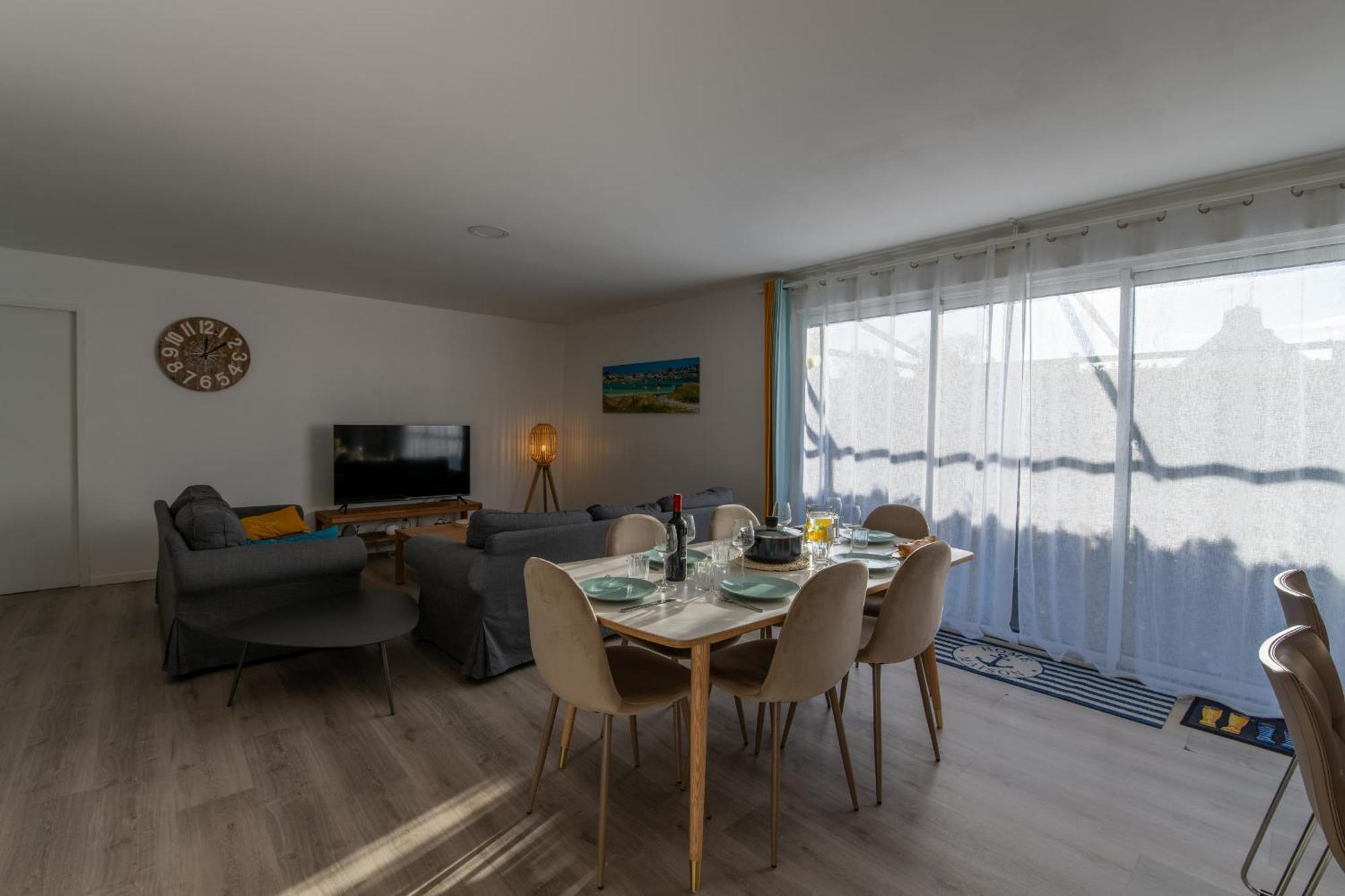 Roscaroc Enez Hir - Charmant T4 Proche Plage Ploudalmézeau Kültér fotó